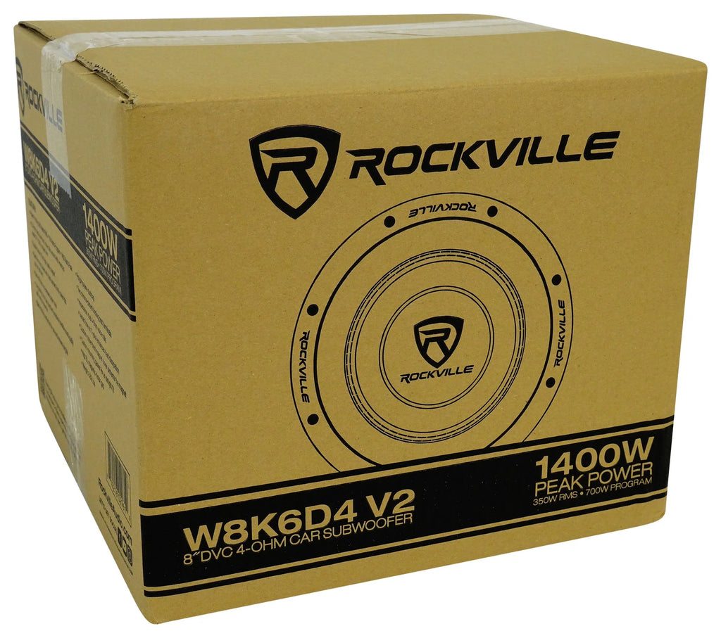 8" Dual 4-Ohm Car Audio Subwoofer 350w RMS M49061