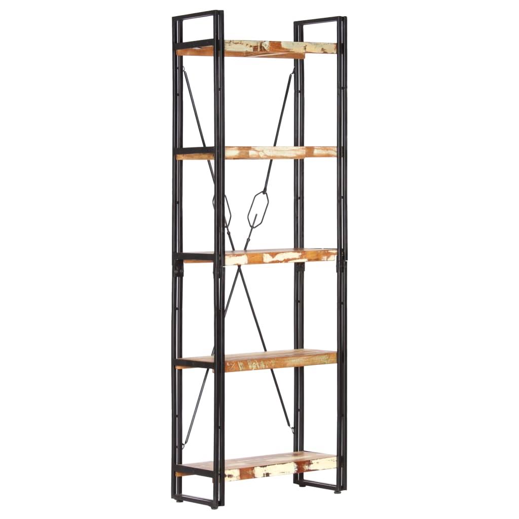5-Tier Solid Reclaimed Wood Bookcase Z6688