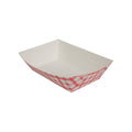 Food Tray 2 lb Checkered Red Case of 1000 W397