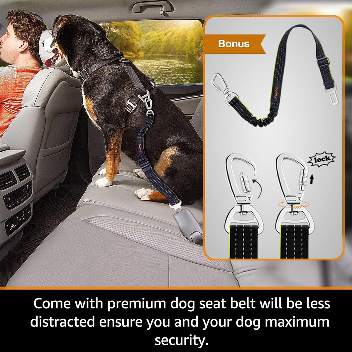 100% Waterproof Dog Car Seat Cover W415572