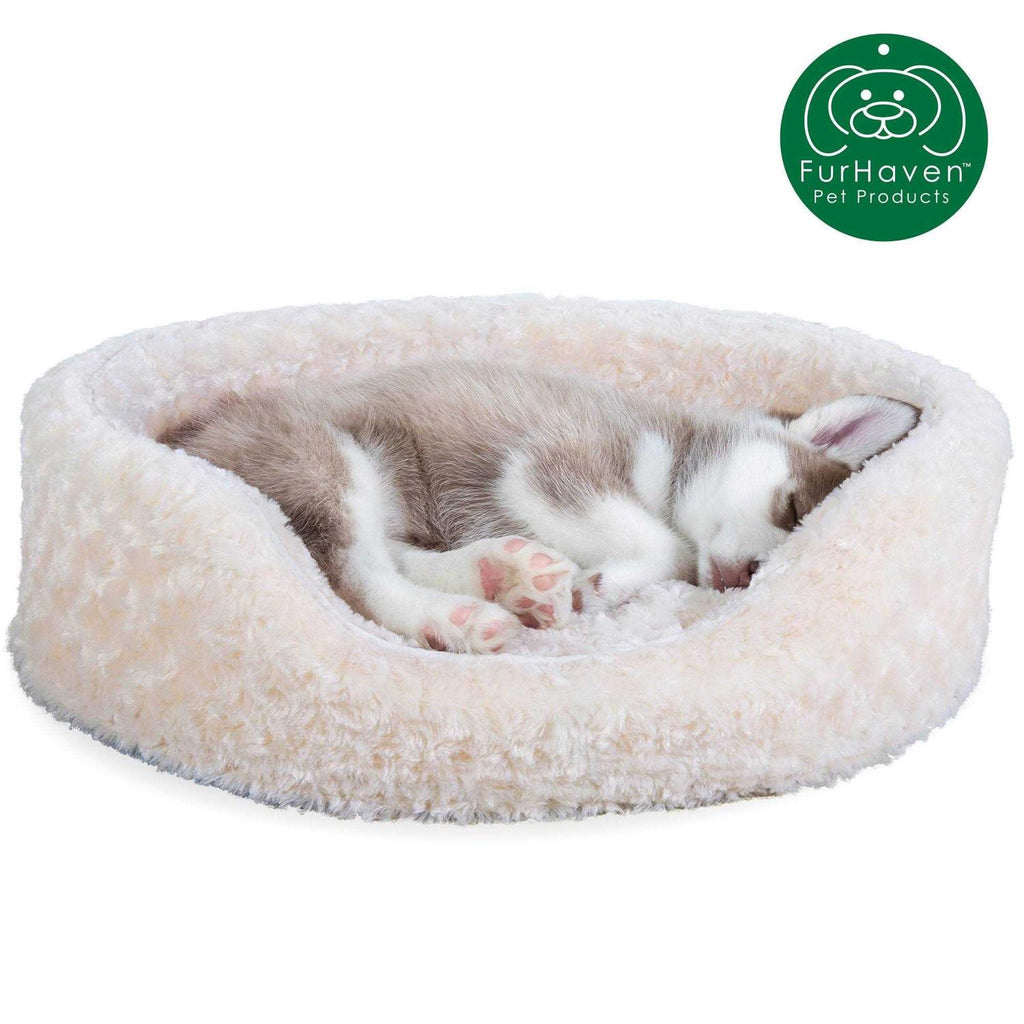 Oval Ultra Plush Pet Bed C2686