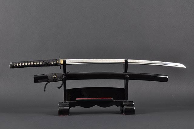 Black Scabbard Aluminium Alloy Unsharpened Training Katana H3284