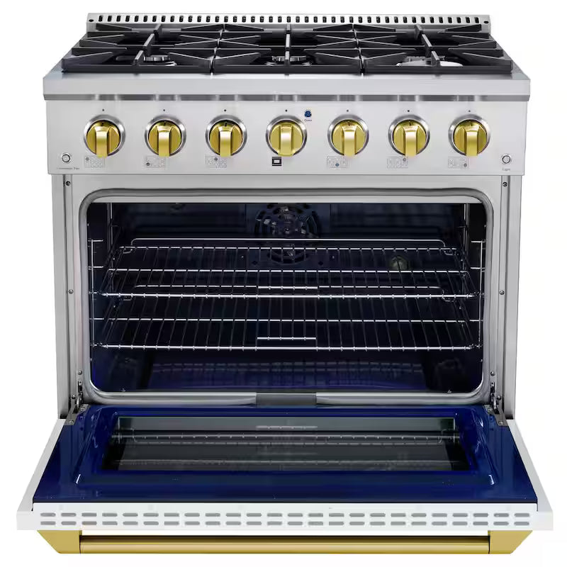 36 in. 5.2 cu. ft. Gas Range with 6-Sealed Burners J77679