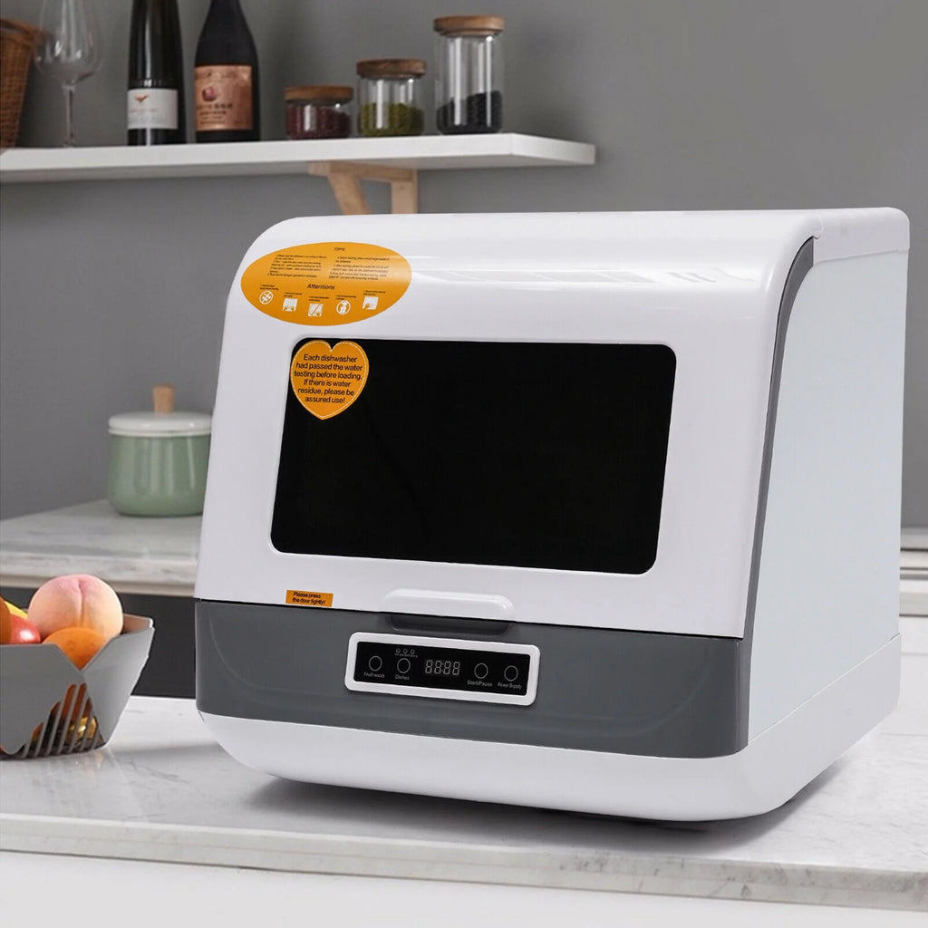 Portable Countertop Dishwasher with LED Display White I31236