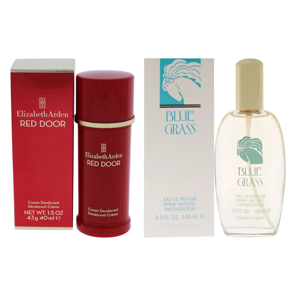 Blue Grass and Red Door 2 Pc Kit - 3.3 oz EDP Spray, 1.5 oz Deodorant Cream G2417