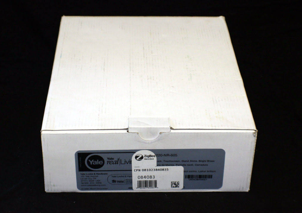 Electronic Keyless Lock, Bright Brass D10439