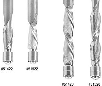 Solid Carbide Aluminum Cutting Flush Trim Spiral Up-Cut 1/4 Dia x 1/2 C471