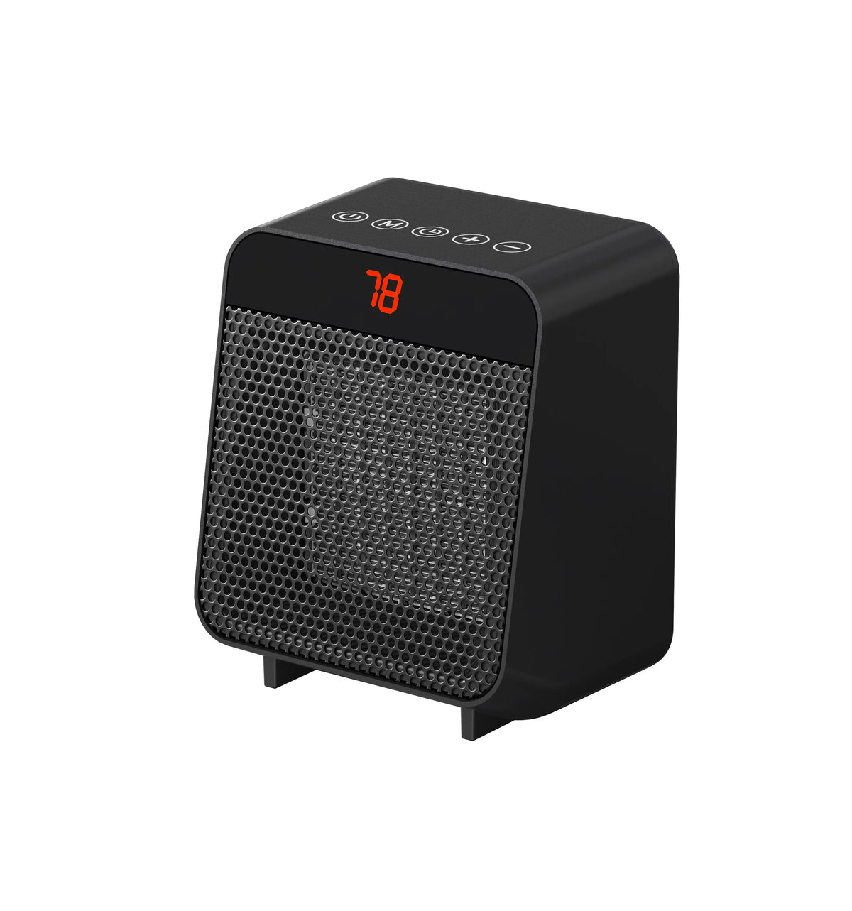 Electric Digital Ceramic Heater 1500W Black F5645
