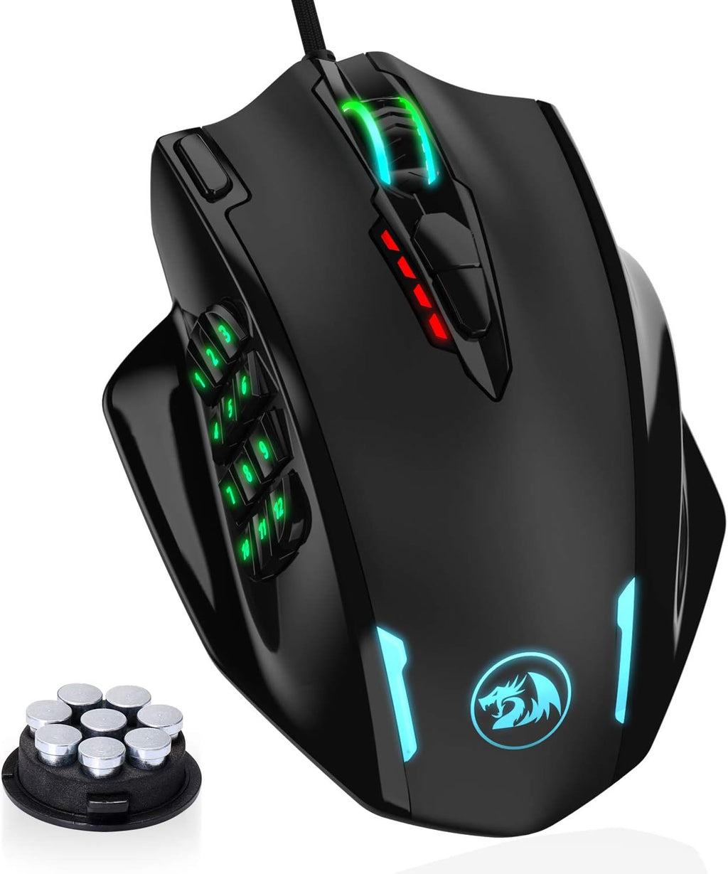 RGB LED Wired Gaming Mouse with Side Buttons R59218