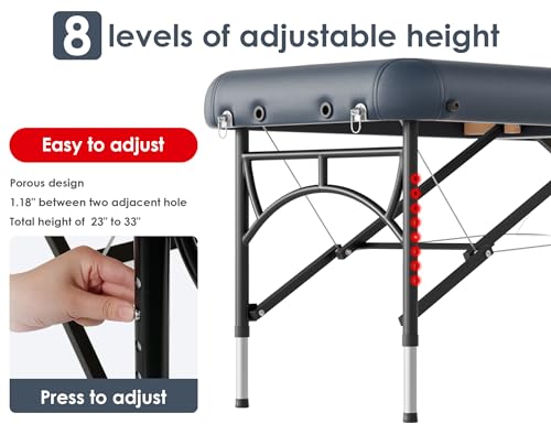 84" Portable Folding Massage Table with Carrying Bag X917