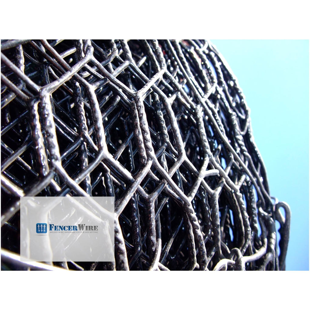 16 Gauge Vinyl Green Hex Netting E447