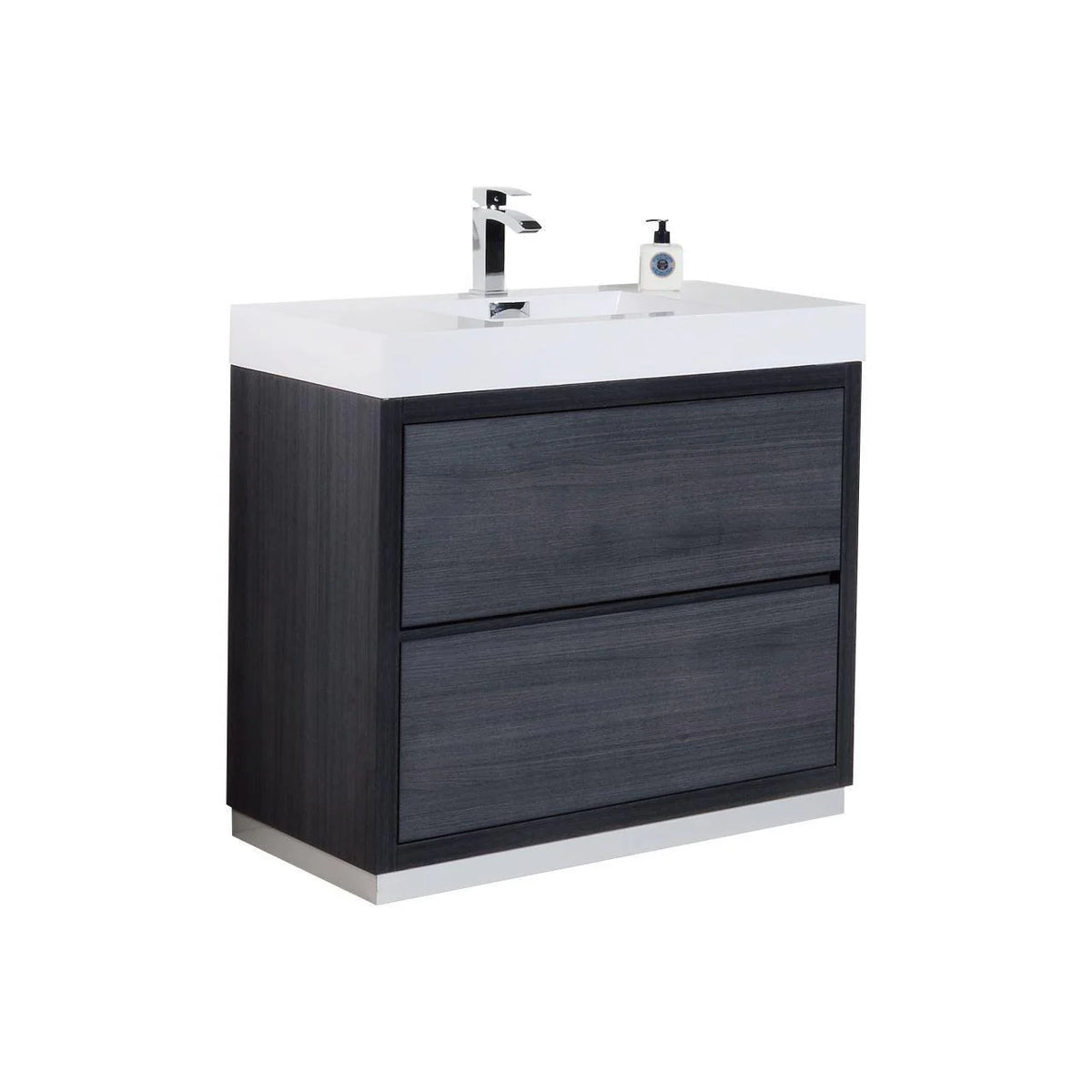 40 in. Free Standing Modern Gray Oak Bathroom Vanity C133