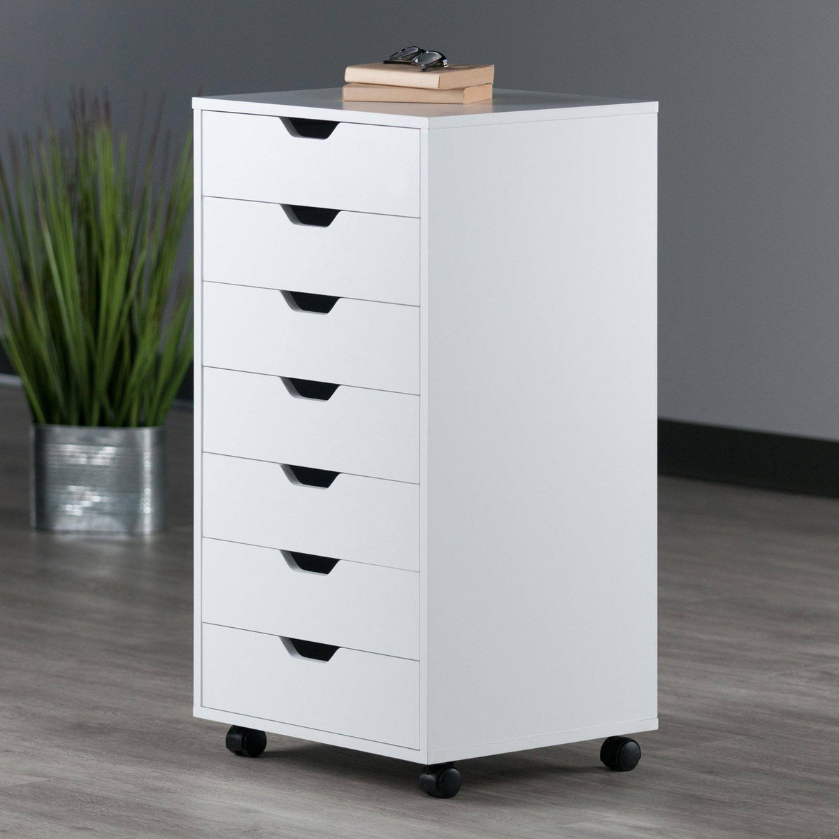 White 7 Drawer Cabinet T15688