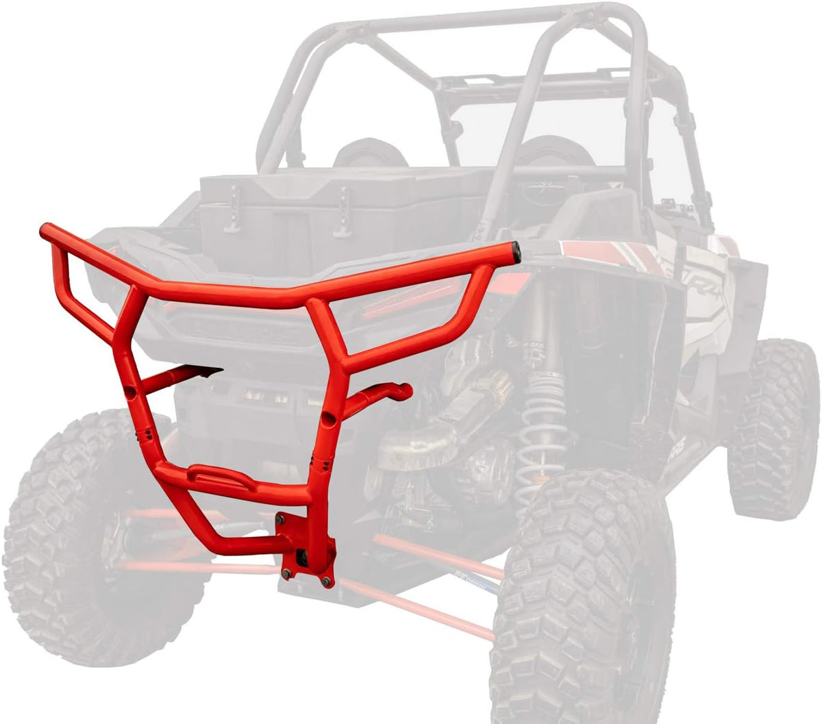 Wrinkle Black Heavy-Duty Steel Tubing Rear Bumper Bar H376516