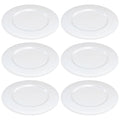 Glass Charger Plates Set of 6 A535