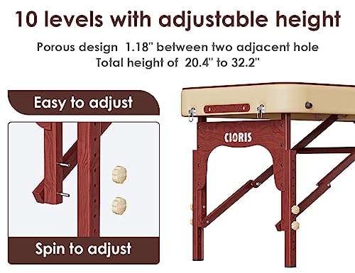 84" Portable Folding Massage Table with Carrying Bag X917