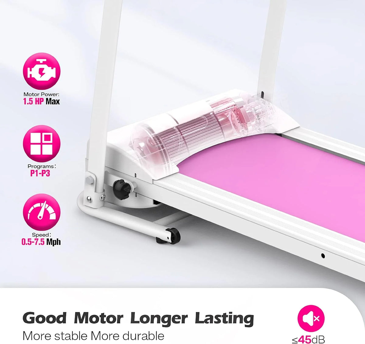 2.5 HP Foldable Electric Treadmill Z1328