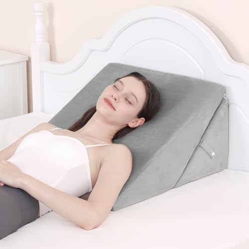 Adjustable 9" & 12" Memory Foam Wedge Pillow P147249