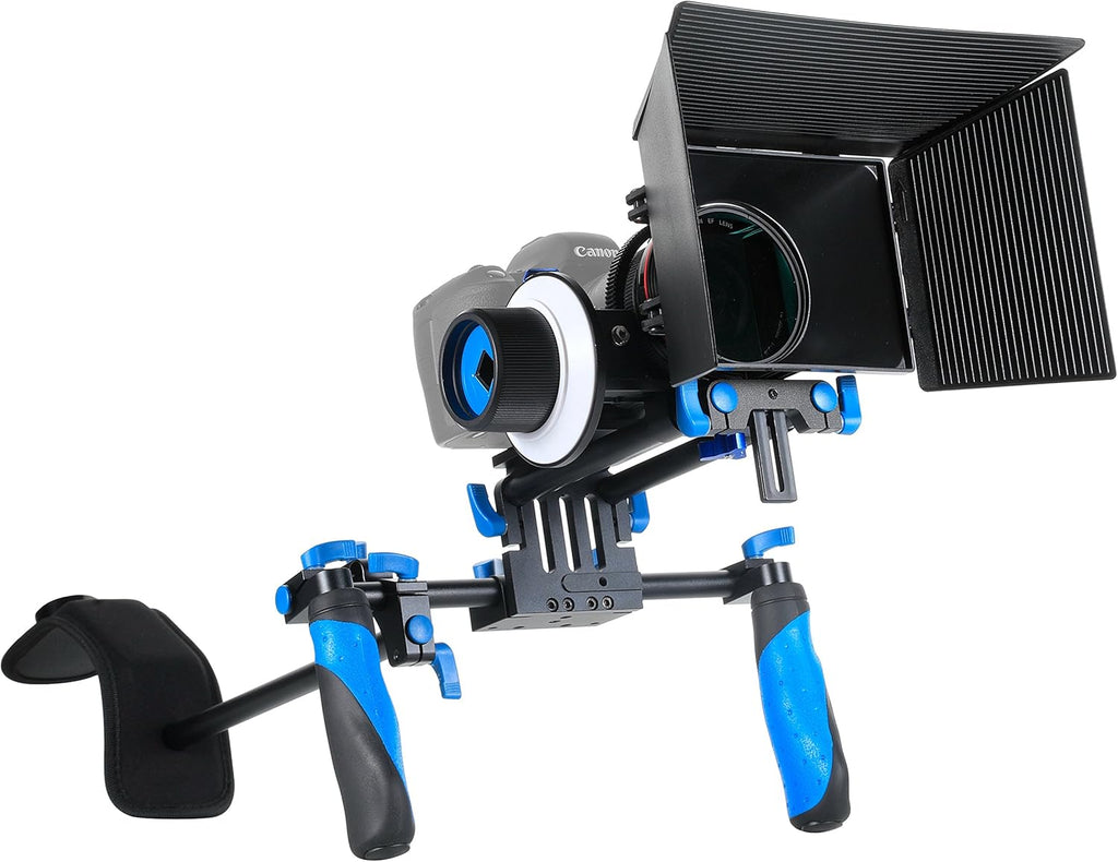 DSLR Rig Set with Follow Focus and Matte Box and Top Handle A284