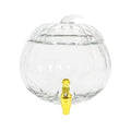 Clear Glass Pumpkin Drink Dispenser Z281577