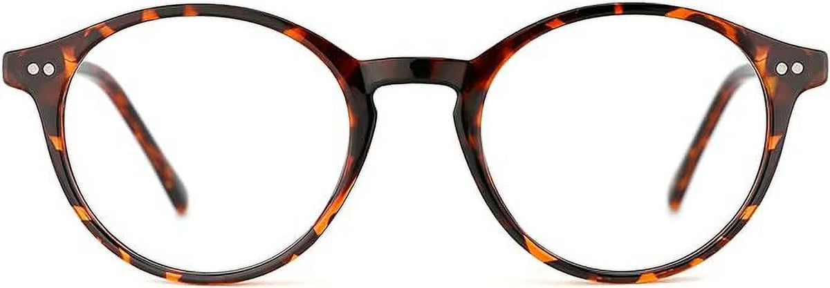 Blue Light Blocking Glasses Thick Round Rim Frame Eyeglasses N5706