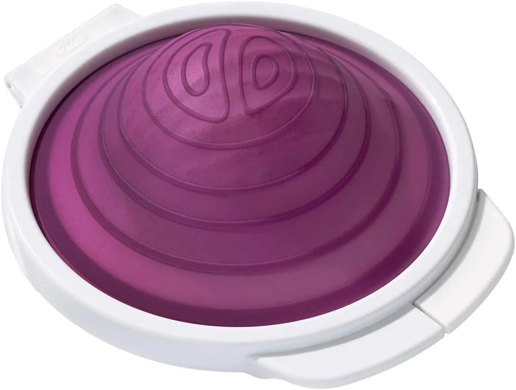 White Reusable Silicone Onion Saver J567