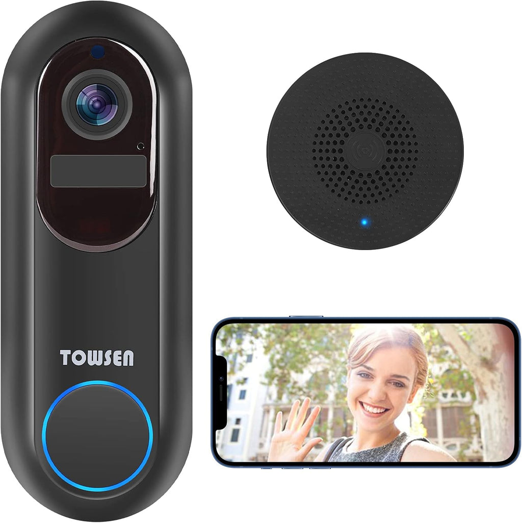 1080P Wireless Video Doorbell Camera with Chime W991851