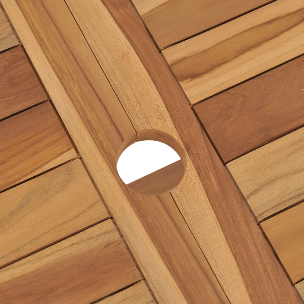 Folding Patio Table Solid Teak Wood L17752