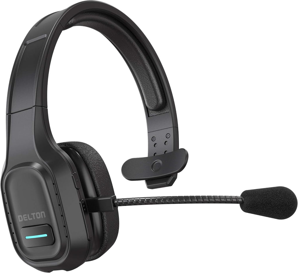 Wireless Computer Headset with Mic, On Ear Bluetooth 5.0, 30 Hour Talk Time, Pack of 2 D290