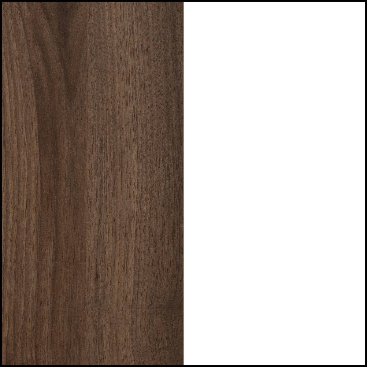 Full Soft Elm and Pure White Bed X143