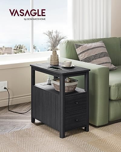 Narrow Nightstand with 2 Drawers C227221