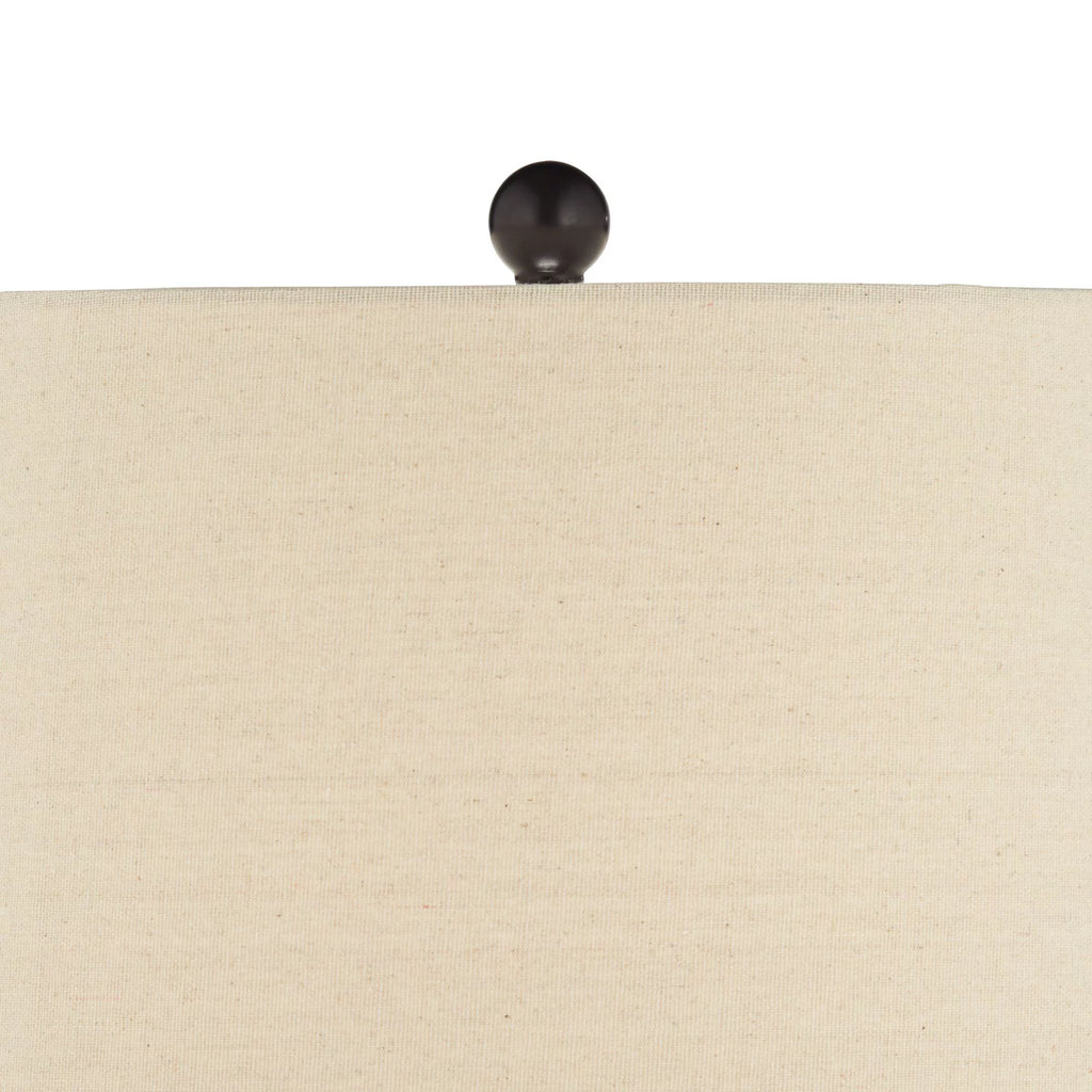 Set of 2 29" Tall Natural Rattan Wicker Table Lamps L890