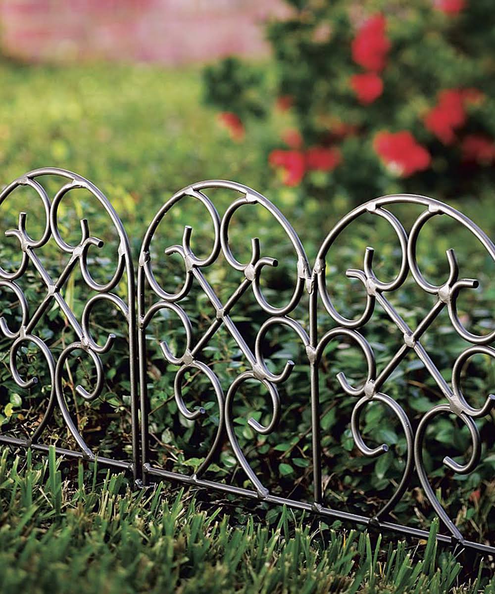 Black/Gray Iron Garden Edging G19229
