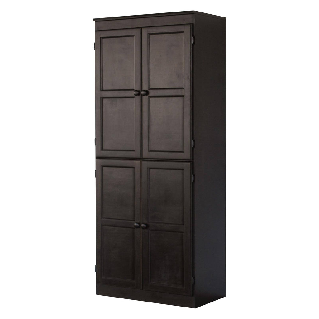 72 inch 5 Shelves Storage Cabinet Brown W1523