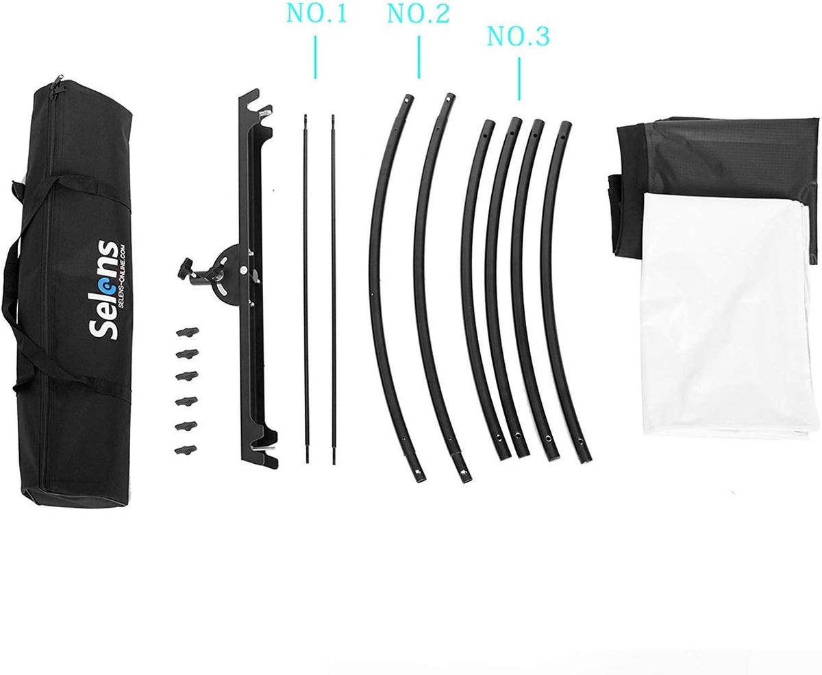 24x70 inches Photography Lighting Reflector with Carry Bag D8645