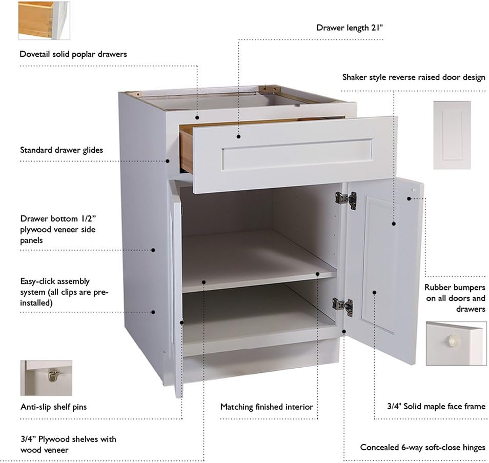 White Kitchen Wall Cabinets G681450