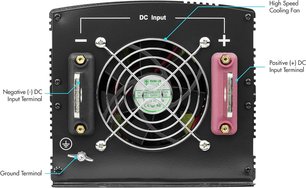 12V 5000 Watt Power Inverter with Remote Control W789