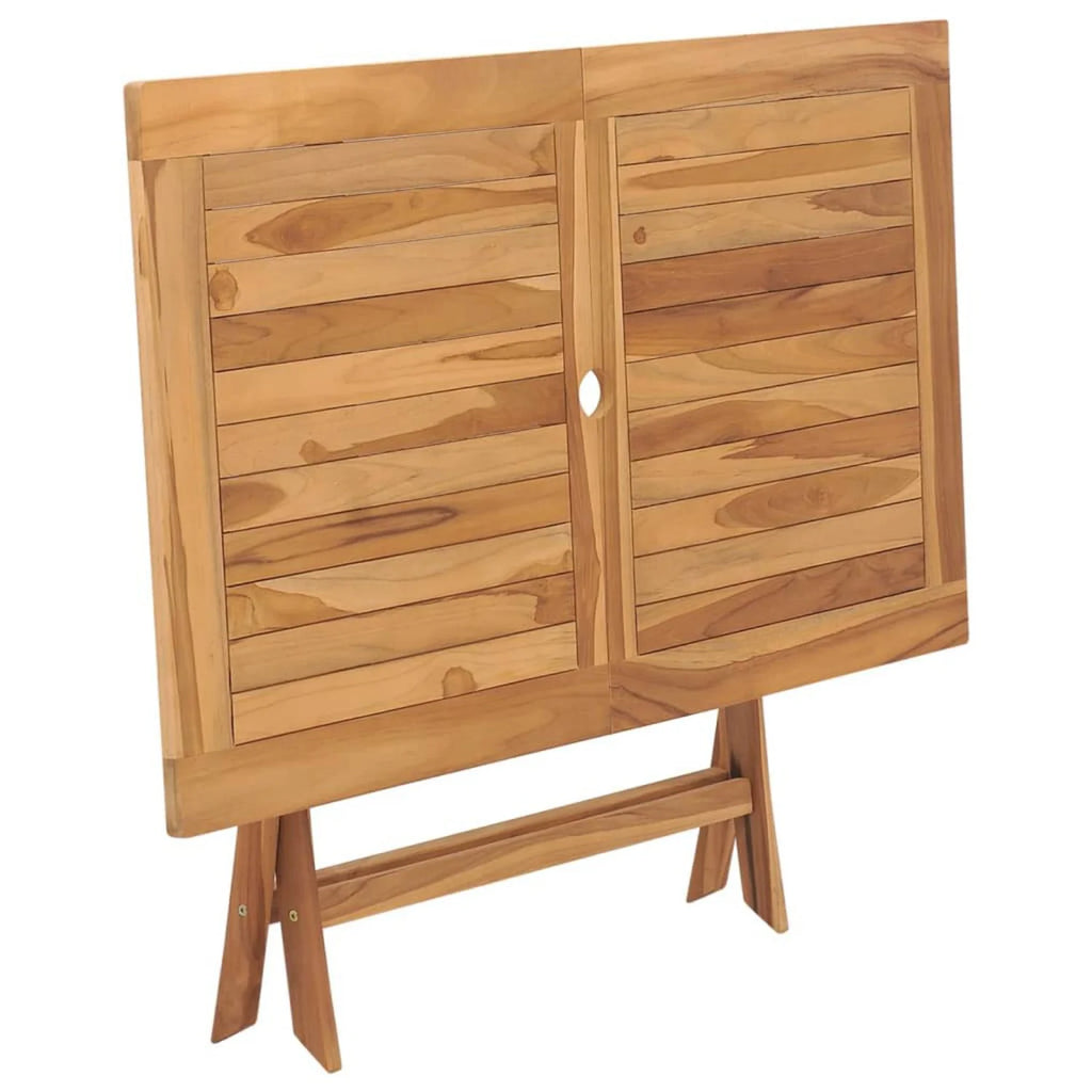 Folding Patio Table Solid Teak Wood L17752
