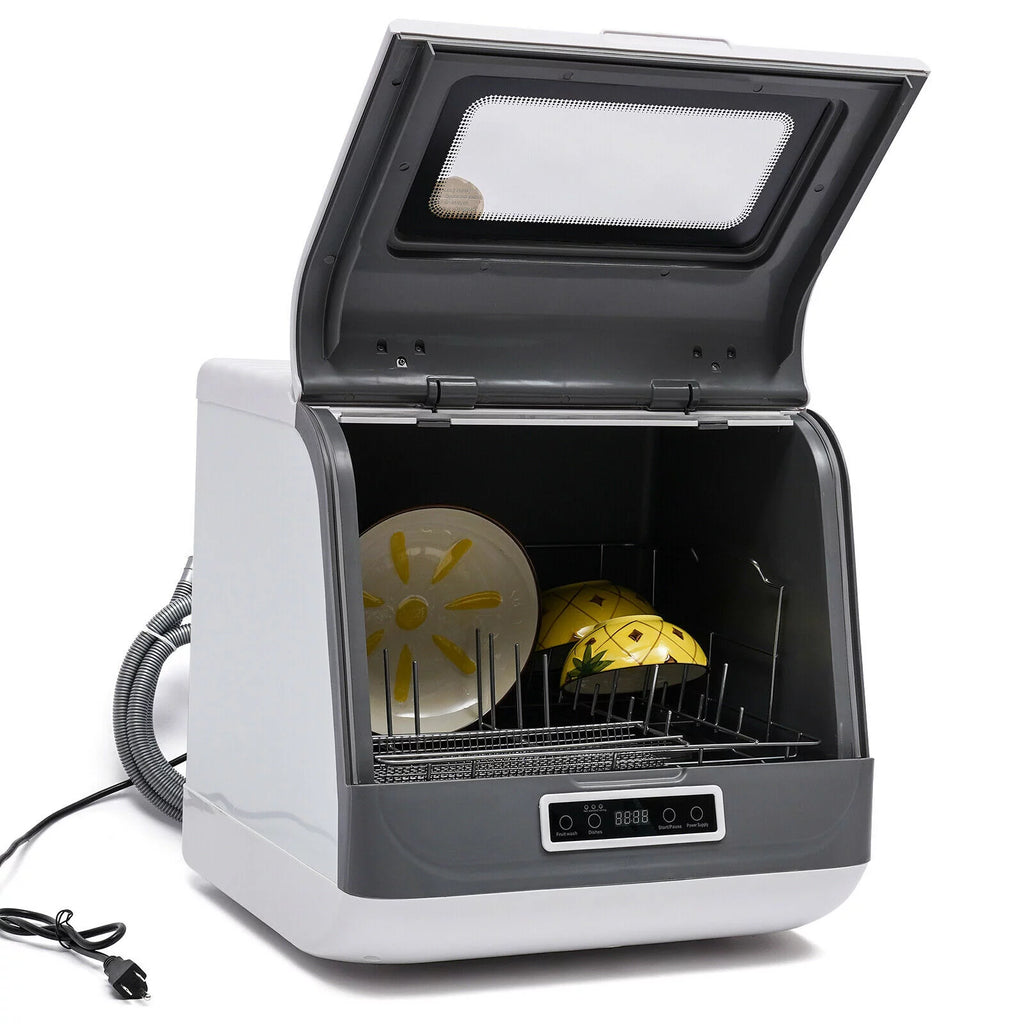 Portable Countertop Dishwasher with LED Display White I31236