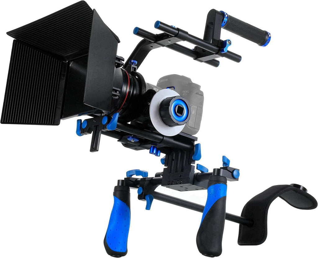 DSLR Rig Set with Follow Focus and Matte Box and Top Handle A284