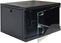 6U Wall Mount Network Server Cabinet Rack Black Q142174