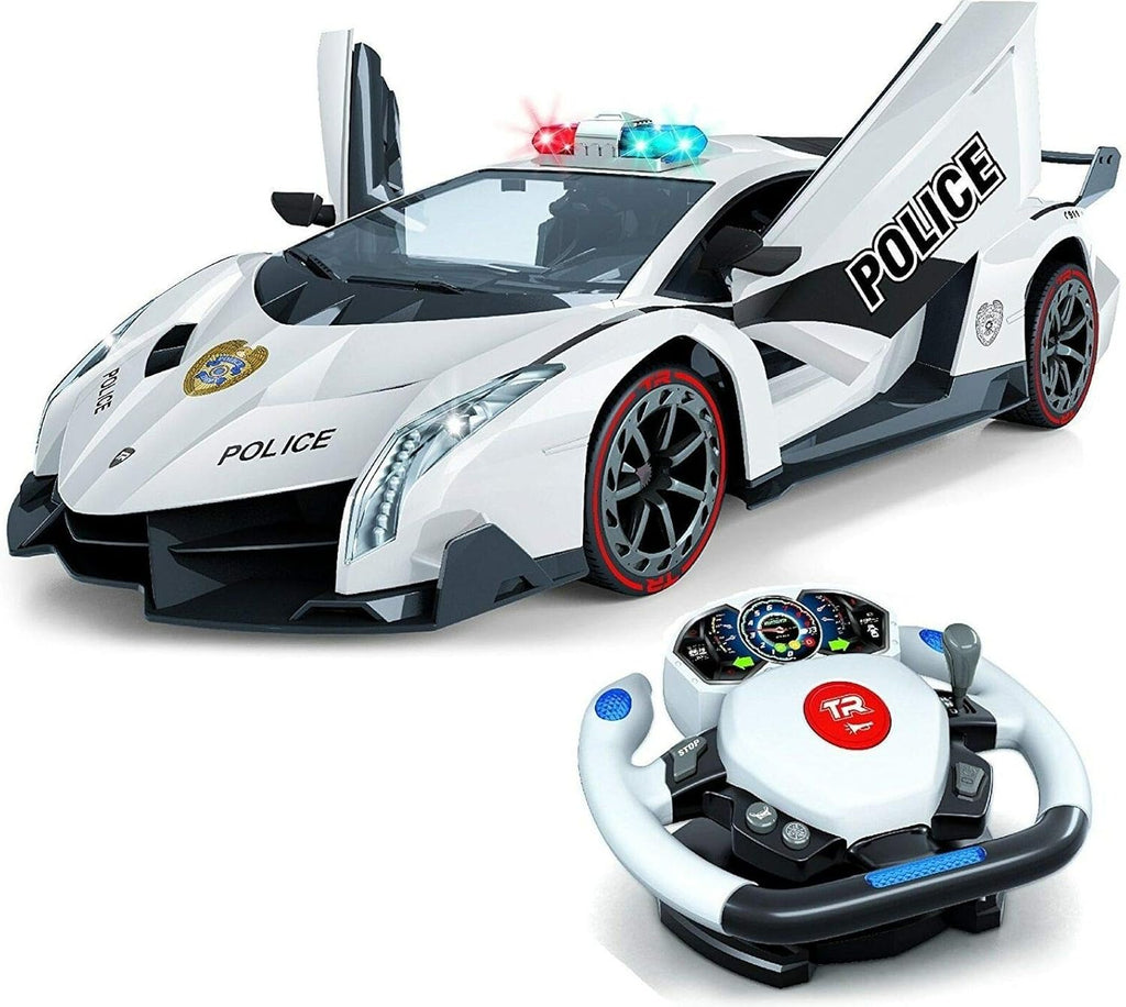 Remote Control Police Car 1:12 Scale 2.4Ghz D900585