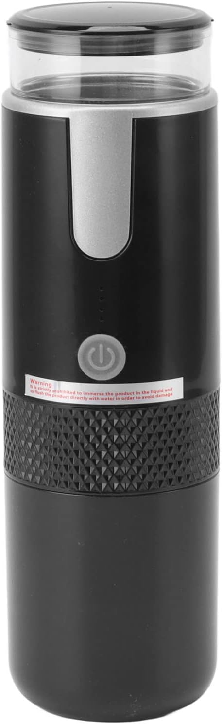 Portable Espresso Machine, Travel Coffee Maker Compatible with K Cup Capsules & Ground Coffee, 1200mah Battery, Handheld Single Serve Coffee Machine W847526