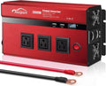 2000W Power Inverter 12v DC to 110v AC Converter with 3 AC Outlets H2338