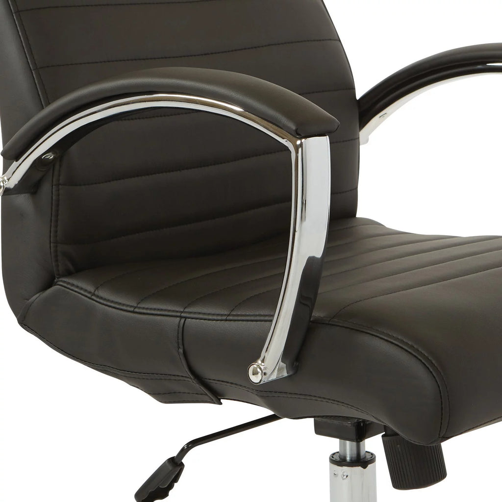 Low Back Executive Office Chair with Chrome Base M258018