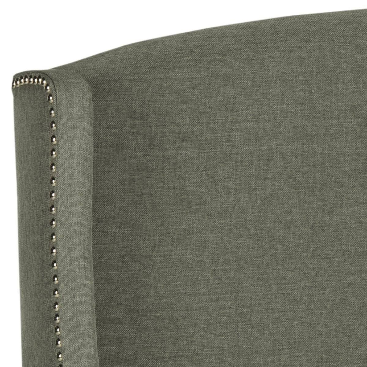 Grey Twin Linen Headboard A27312