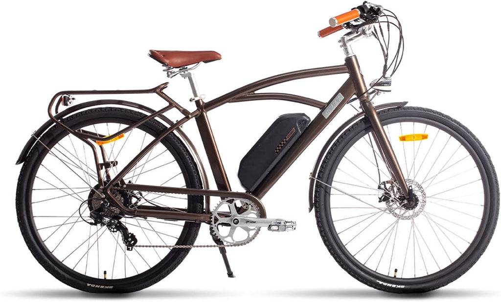 500W 28" Electric Bike with 48V 12.8AH Lithium Battery and Shimano 7 Speed N57848