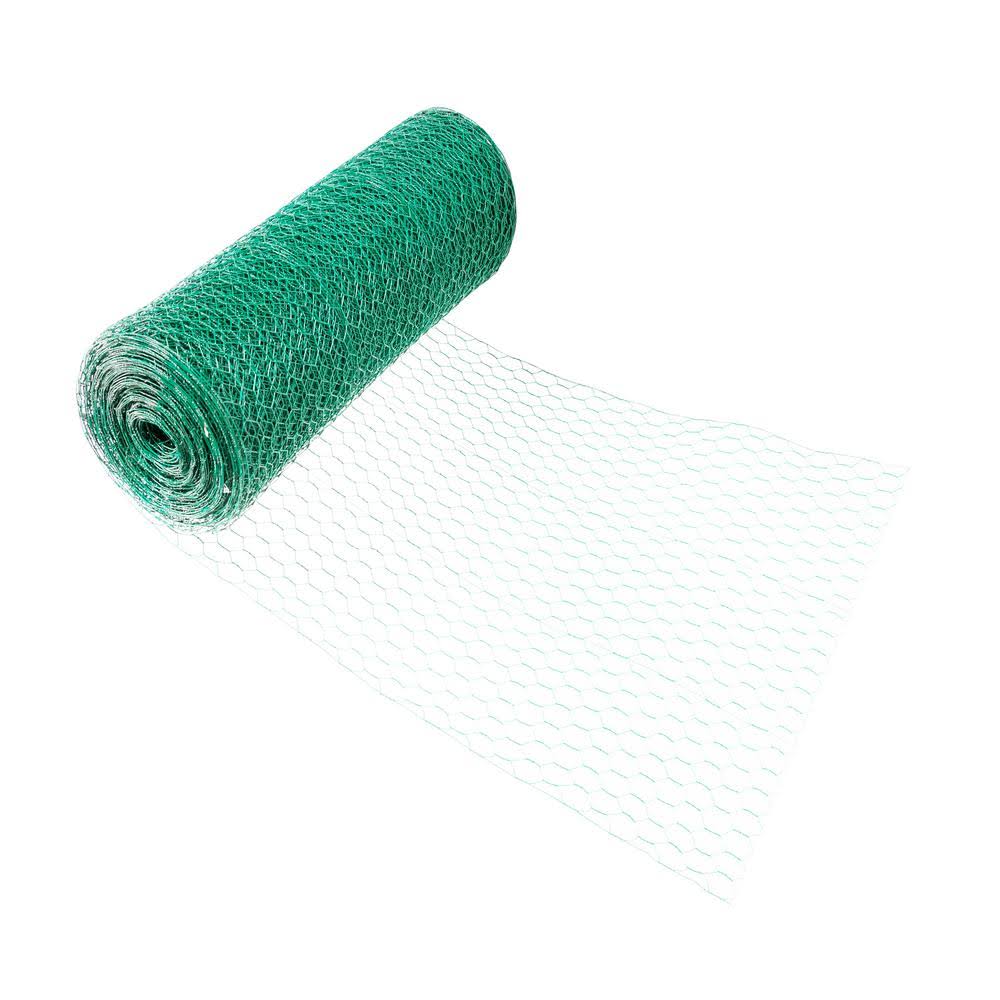 16 Gauge Vinyl Green Hex Netting E447