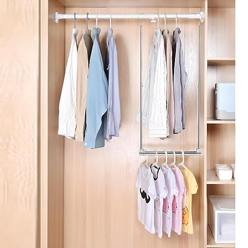 Chrome Hanging Closet Rod (2 Pack) K328