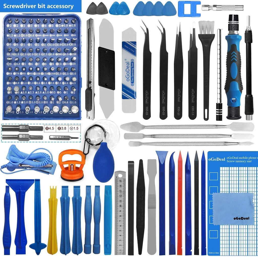 155 in 1 Precision Screwdriver Set Blue K7597
